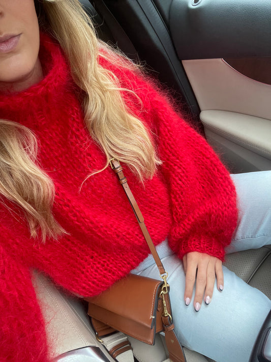 ALEX KNIT - red