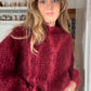 LIES KNIT WITH COLLAR - Bordeaux